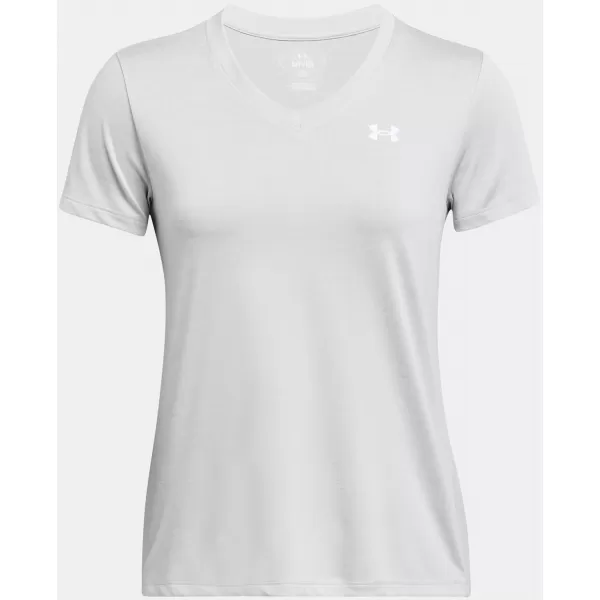 Ženska majica s kratkimi rokavi UNDER ARMOUR TECH SSV- TWIST 1384227-014 SIVA 
