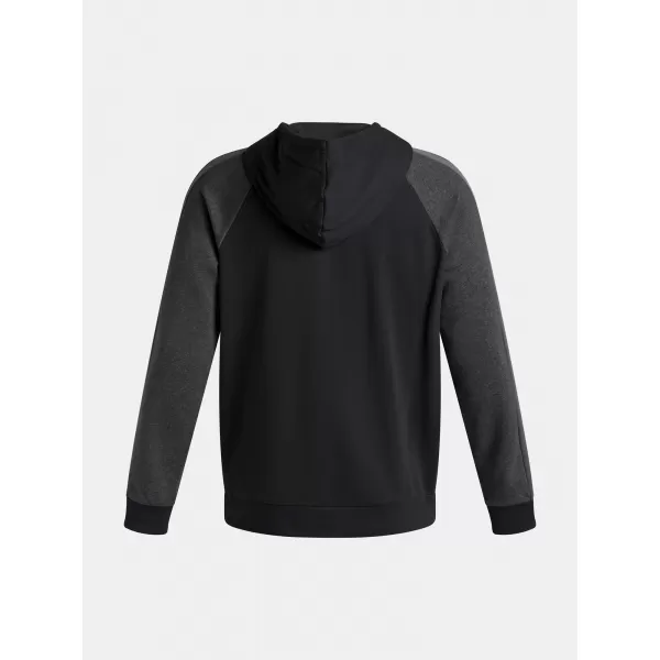  Moški pulover UNDER ARMOUR RIVAL FLC CB HOOD ČRNA 