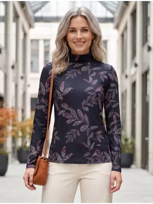 Ženska majica s kratkimi rokavi ALTISPORT GERDA ČRNA