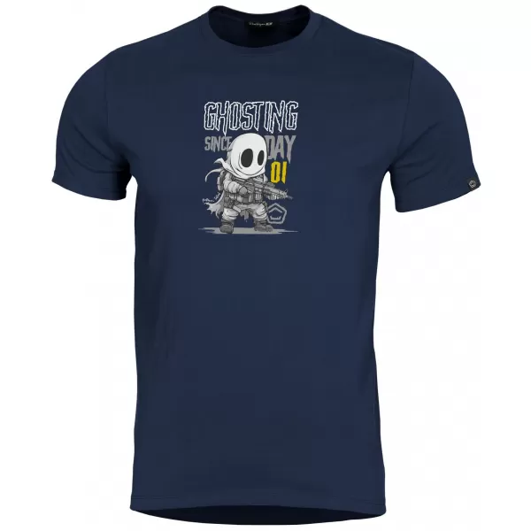  Majica s kratkimi rokavi PENTAGON GHOSTING T-SHIRT K09053 POLNOČNO MODRA 