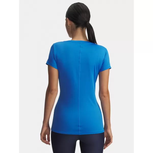  Ženska majica s kratkimi rokavi UNDER ARMOUR TECH MESH SS 1328964-402 MODRA 