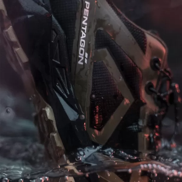  Škornji PENTAGON KION WP TREKKING SHOES K15051 PRIKRITA ČRNA 