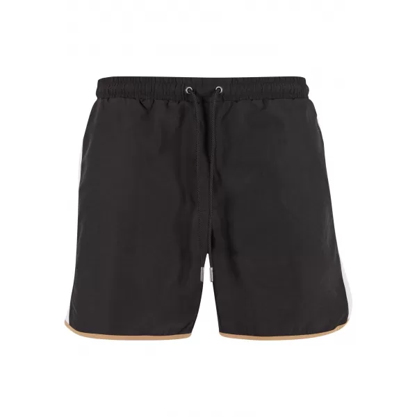  Moške kopalne hlače URBAN CLASSICS TB7348 ČRNA 