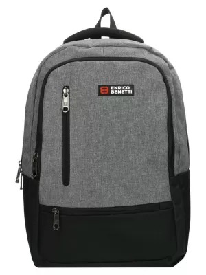 Nahrbtnik ENRICO BENETTI HAMBURG 15 NOTEBOOK BACKPACK SVETLO SIVA