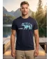 Moška T -majica s kratkimi rokavi ALTISPORT ALM193129 SEA -BLUE