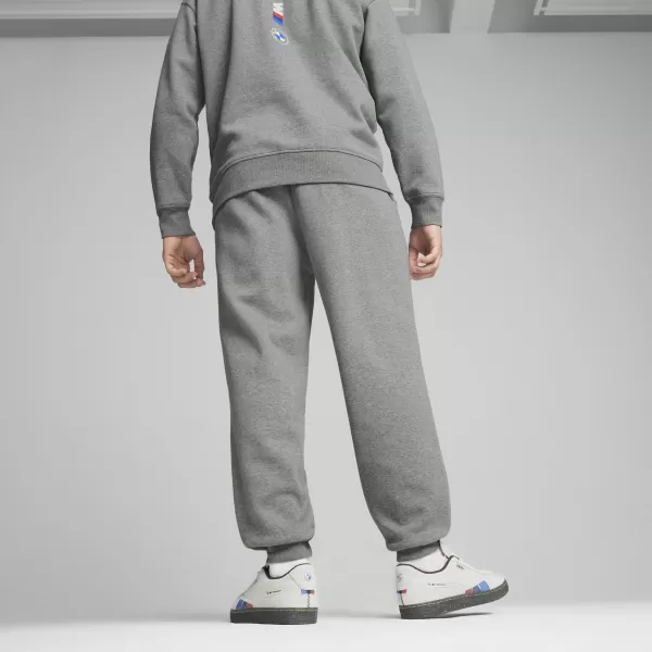  Moške sledilne obleke PUMA BMW MMS ESS+ PANTS FLEECE 62749903 SREDNJA SIVA HEATHER 