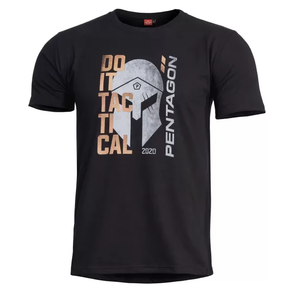  Majica s kratkimi rokavi PENTAGON AGERON DO IT TACTICAL K09012 ČRNA 
