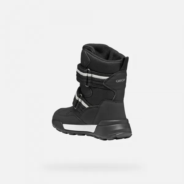  Fantovski gležnjarji GEOX TREKKYUP ABX J56MBB050FUC9999 ČRNA 