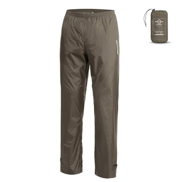  Hlače PENTAGON CLOUDBURST PACKABLE UNISEX RAIN PANTS K07021 RJAVO SIVA 