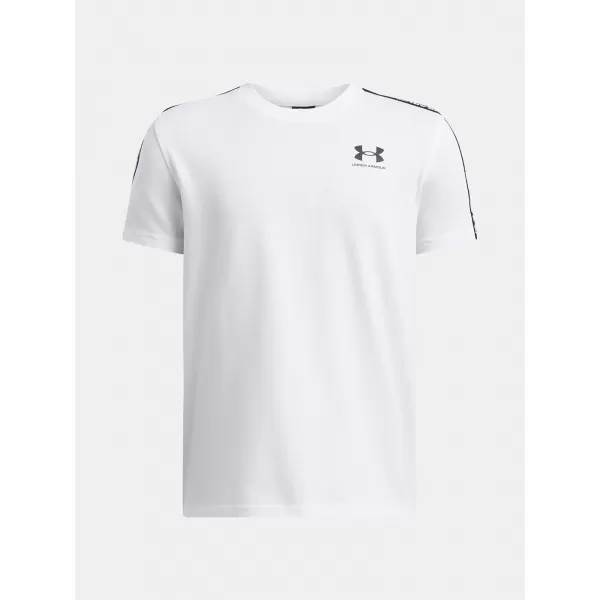  Fantovska majica s kratkimi rokavi UNDER ARMOUR UA B ICON TAPED SS 6001583-100 BELA 