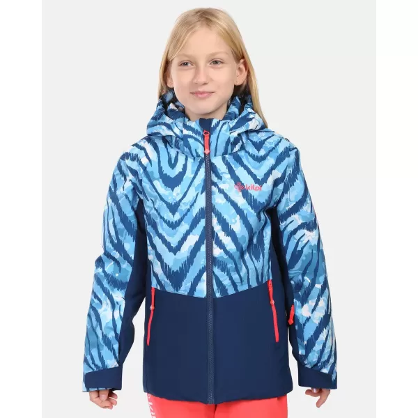  Dekliška smučarska jakna KILPI SAMARA-JG ZJ0112KI TEMNO MODRA 