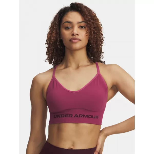  Ženski nedrček UNDER ARMOUR VANISH SEAMLESS LOW BRA 1384417-659 RDEČA 