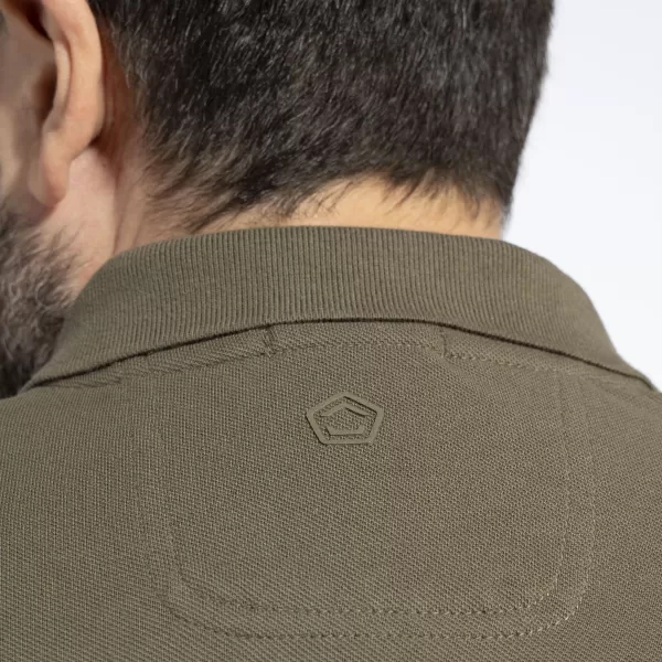  Moška majica s kratkimi rokavi z ovratnikom PENTAGON MOTH PIQUET POLO SHIRT K09047 ČRNA 