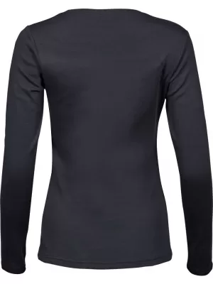 Ženska majica s kratkimi rokavi TEE JAYS | TJ 590 ČRNA