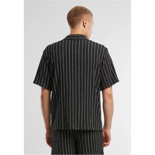  Moška srajca URBAN CLASSICS TB7342 ČRNA/UMAZANO BELA 