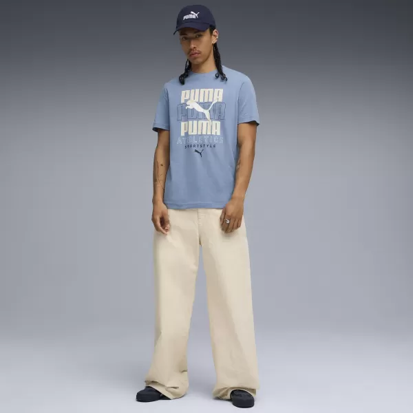  Srajca PUMA GRAPHIC STACKED GRAPHIC TEE 68803834 KUL MODRA 