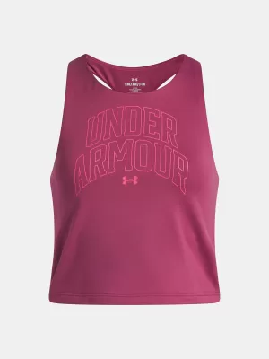 Dekliški brezrokavnik UNDER ARMOUR UA MOTION BRANDED TANK 6006029-659 RDEČA