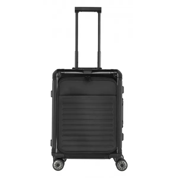  Kovček TRAVELITE NEXT 4W S FRONT POCKET ČRNA 