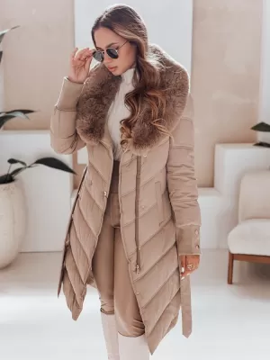 Ženska jakna DSTREET TY5077 KARAMELA