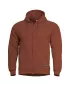 Pulover PENTAGON PHAETON HOOD ZIP SWEATER K09021 KOSTANJEVA RDEČA
