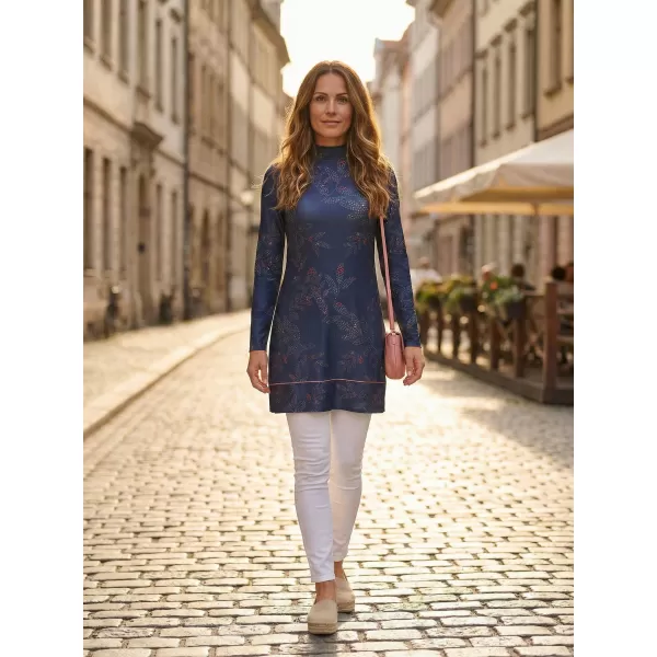  Turtleneck ALTISPORT GWENITH TEMNO MODRA 