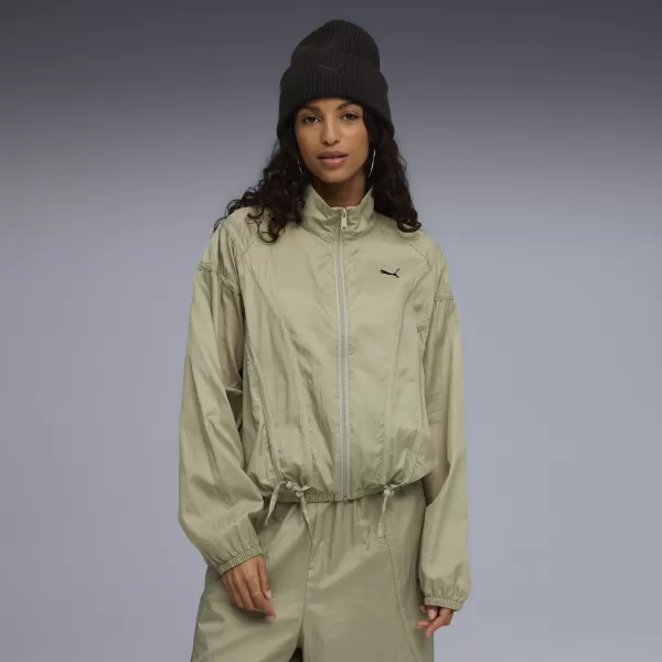  Ženska jakna PUMA DARE TO OVERSIZED WOVEN JACKET 63214882 LUKS VOJSKA 