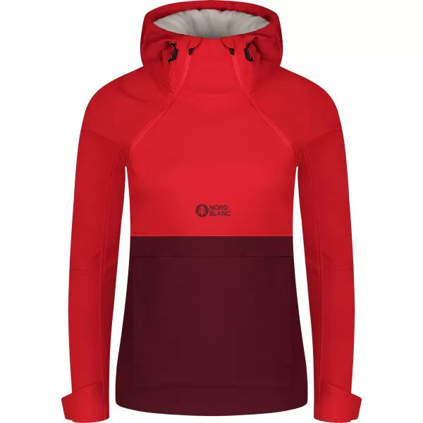  Ženski softshell anorak NORDBLANC NBWSL8275 RDEČA 