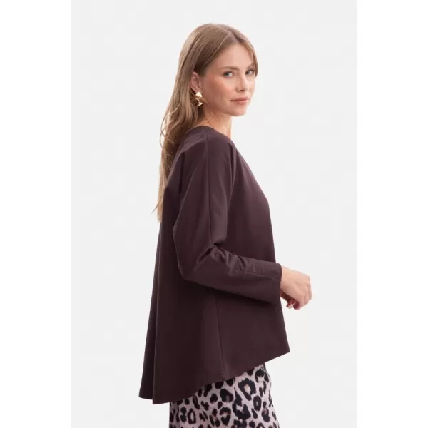  Ženska bluza BEWEAR B304 TEMNA ČOKOLADA 