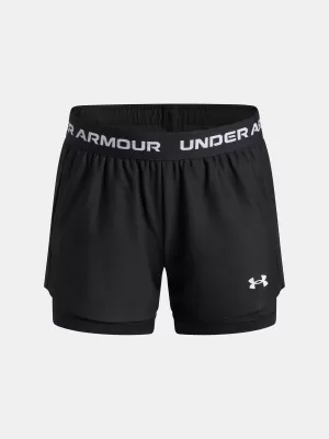 Dekliške kratke hlače UNDER ARMOUR UA TECH PLAY UP 2N1 SHORT 6004985-005 ČRNA