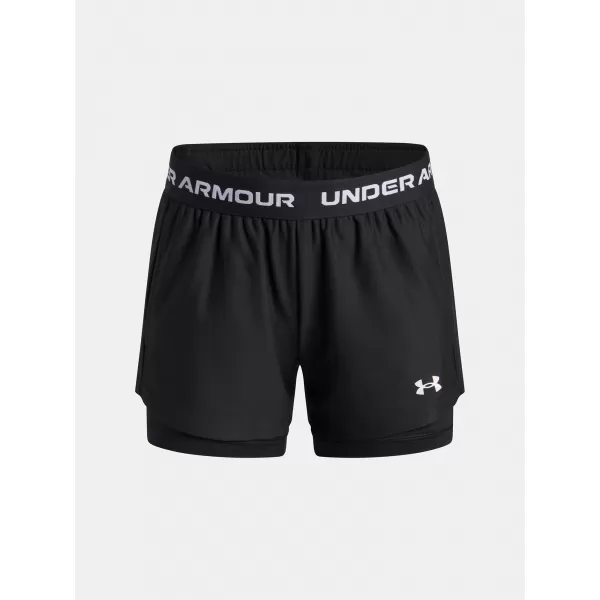  Dekliške kratke hlače UNDER ARMOUR UA TECH PLAY UP 2N1 SHORT 6004985-005 ČRNA 