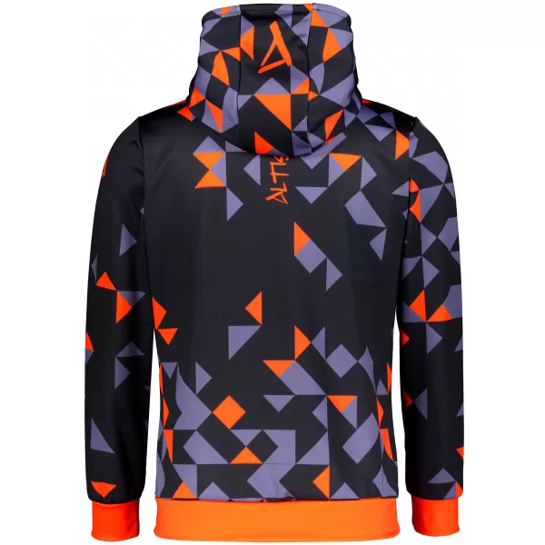  Moški vrhunski funkcionalni pulover ALTISPORT VOJ/ALM108MI01 ČRNO-ORANŽNA 