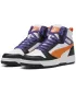 Otroški čevlji PUMA REBOUND V6 MID JR 39383134 PUMA BELA/ORANŽNA GLO/ČRNA