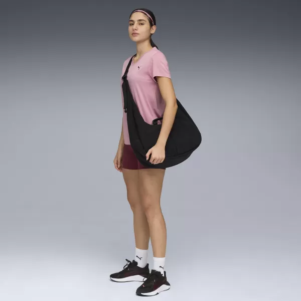 Srajca PUMA W TAD ESSENTIAL VNECK TEE 52589065 POLOŽENA ROZA 