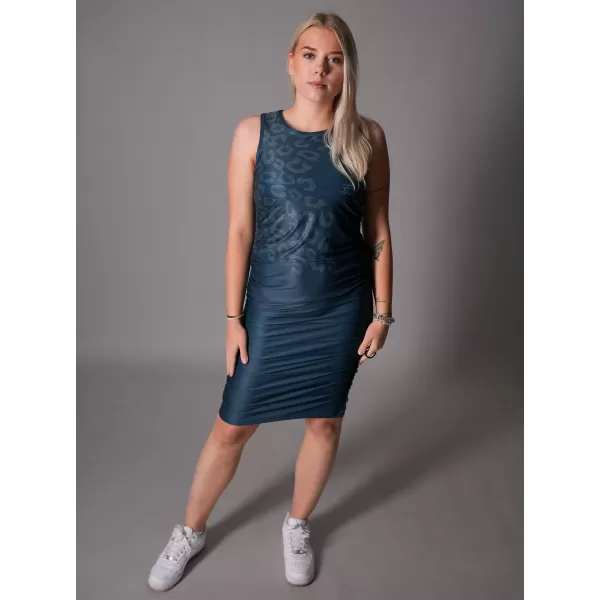  Ženska premium obleka ALTISPORT VOJ/ALW047SAT03 MODRA 