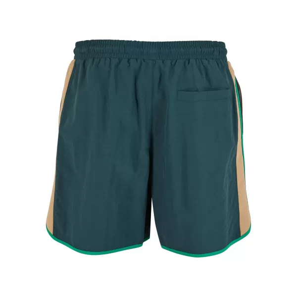  Moške kopalne hlače URBAN CLASSICS TB7348 STEKLENICA ZELENA 