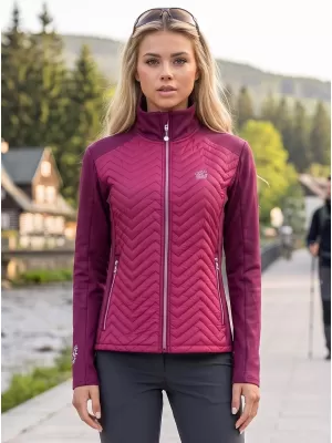 Ženska hibridna jakna ALTISPORT GAIL BORDO