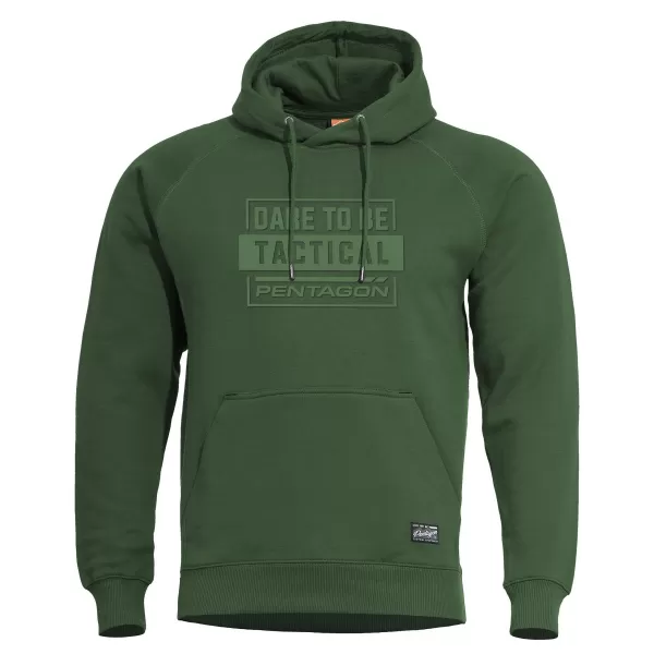  Pulover PENTAGON PHAETON HOOD SWEATER K09021-DT 83 SPRINGBOK ZELENA 