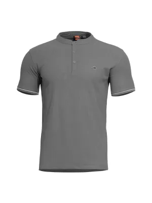 Majica s kratkimi rokavi PENTAGON LEVANTES HENLEY T-SHIRT STRIPES K09025 VOLK/SIV