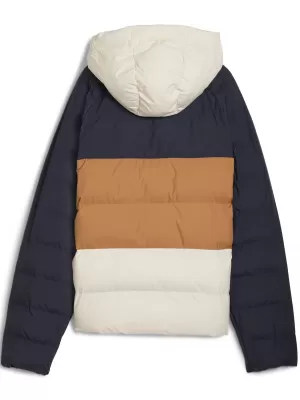 Otroška jakna PUMA SYNTHETIC HOODED PUFFER JACKET 68840416 NOVA MORNARICA