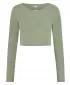 Ženska majica s kratkimi rokavi URBAN CLASSICS TB7807 MATCHA ZELENA