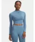 Ženska majica s kratkimi rokavi UNDER ARMOUR UA VANISH SEAMLESS LS 6000645-418 MODRA