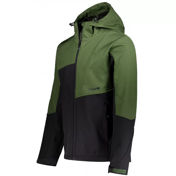  Moška softshell jakna ALTISPORT GAN KAKI/ČRNA 