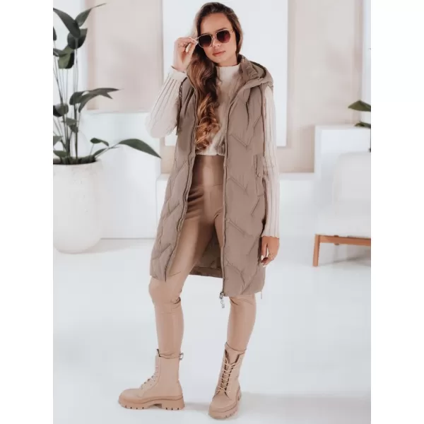  Ženska jakna DSTREET TY5098 KARAMELA 
