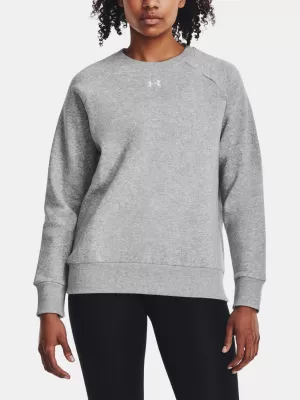 Ženski pulover UNDER ARMOUR UA RIVAL FLEECE CREW 1379508-012 SIVA