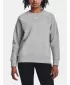 Ženski pulover UNDER ARMOUR UA RIVAL FLEECE CREW 1379508-012 SIVA
