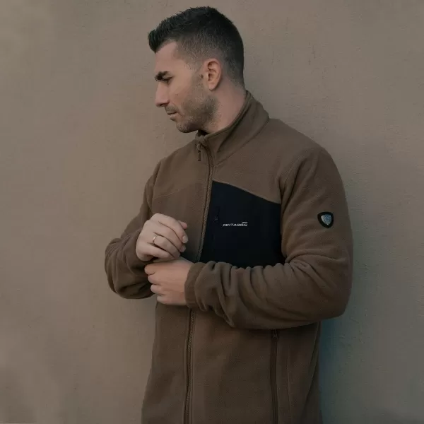  Moški pulover PENTAGON ATHOS 2.0 MEN΄S FLEECE JACKET K08047 KOJOT 
