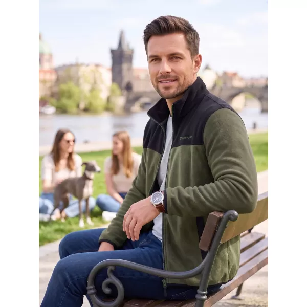  Moški pulover iz flisa ALTISPORT GAMEL KAKI 