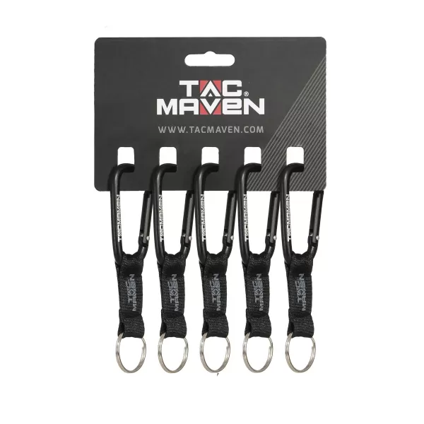  karabin PENTAGON CARABINER 7ΜΜ D25028 ČRNA 
