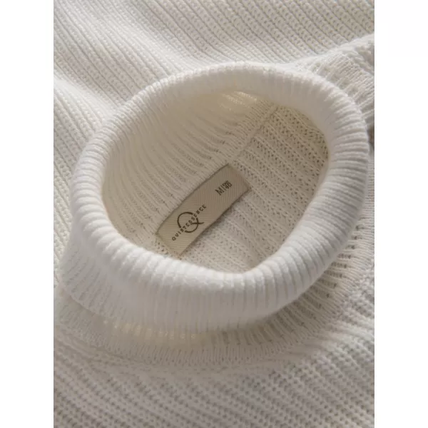  Moški pulover OMBRE OM-SWTN-0162 BELA 