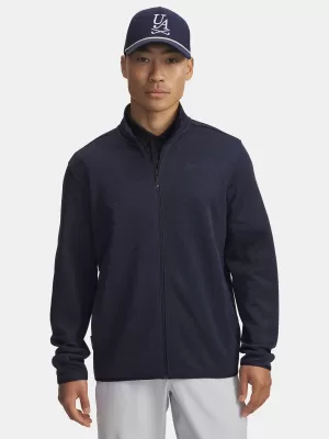 Moški pulover UNDER ARMOUR UA DRIVE SWEATERFLEECE FZ 6005672-410 MODRA